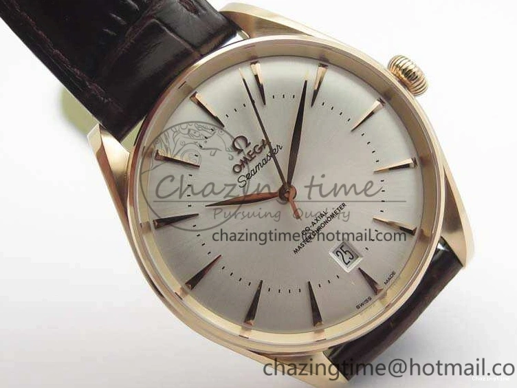 1219 Seamaster Edizione Venezia RG Best Edition White Dial On Leather Strap A Timeless 8127